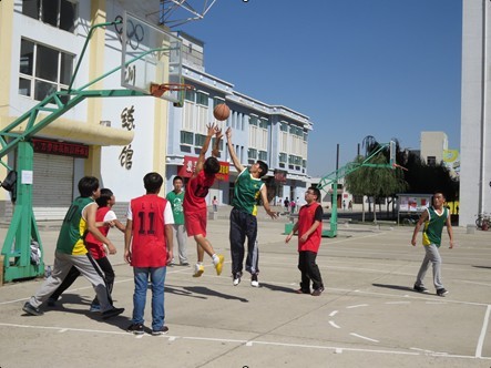 榆林学院篮球场图片